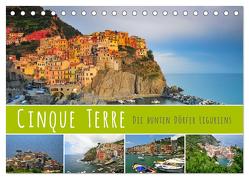Cinque Terre – die bunten Dörfer Liguriens (Tischkalender 2024 DIN A5 quer), CALVENDO Monatskalender von Ratzer,  Reinhold