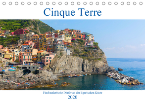 Cinque Terre – Fünf malerische Dörfer an der ligurischen Küste (Tischkalender 2020 DIN A5 quer) von Müller,  Christian