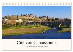 Cite von Carcassonne – Zeitreise ins Mittelalter (Tischkalender 2024 DIN A5 quer), CALVENDO Monatskalender von LianeM,  LianeM