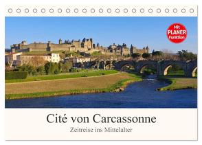 Cite von Carcassonne – Zeitreise ins Mittelalter (Tischkalender 2024 DIN A5 quer), CALVENDO Monatskalender von LianeM,  LianeM