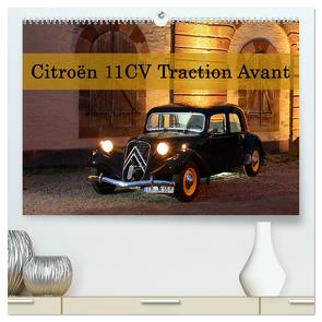 Citroën 11CV Traction Avant (hochwertiger Premium Wandkalender 2024 DIN A2 quer), Kunstdruck in Hochglanz von Laue,  Ingo