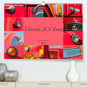 Citroën 2 CV Ente – Faszinierende Details (Premium, hochwertiger DIN A2 Wandkalender 2023, Kunstdruck in Hochglanz) von Bölts,  Meike