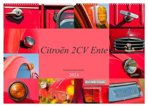 Citroën 2 CV Ente – Faszinierende Details (Wandkalender 2024 DIN A2 quer), CALVENDO Monatskalender von Bölts,  Meike