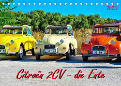 Citroën 2CV – die Ente (Tischkalender 2023 DIN A5 quer) von Roder,  Peter