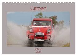 Citroën 2CV – Ente rot (Wandkalender 2024 DIN A3 quer), CALVENDO Monatskalender von Bölts,  Meike