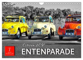 Citroën 2CV – Entenparade (Wandkalender 2024 DIN A4 quer), CALVENDO Monatskalender von Roder,  Peter