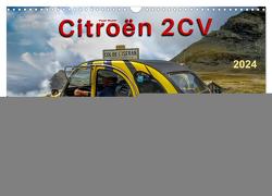 Citroën 2CV – geliebte Ente (Wandkalender 2024 DIN A3 quer), CALVENDO Monatskalender von Roder,  Peter