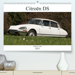 Citroën DS – Göttin in weiß (Premium, hochwertiger DIN A2 Wandkalender 2021, Kunstdruck in Hochglanz) von Bölts,  Meike