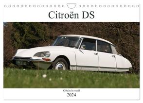 Citroën DS – Göttin in weiß (Wandkalender 2024 DIN A4 quer), CALVENDO Monatskalender von Bölts,  Meike