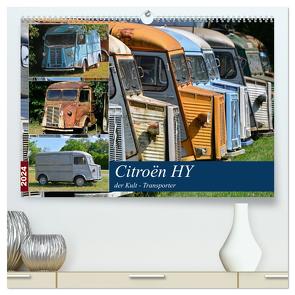 Citroën HY der Kult -Transporter (hochwertiger Premium Wandkalender 2024 DIN A2 quer), Kunstdruck in Hochglanz von Laue,  Ingo