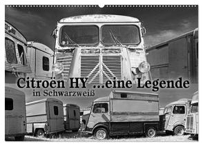 Citroën HY eine Legende in Schwarzweiß (Wandkalender 2024 DIN A2 quer), CALVENDO Monatskalender von Laue,  Ingo