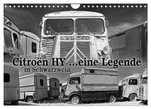 Citroën HY eine Legende in Schwarzweiß (Wandkalender 2024 DIN A4 quer), CALVENDO Monatskalender von Laue,  Ingo