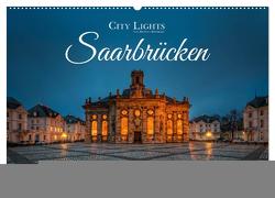 City Lights Saarbrücken (Wandkalender 2024 DIN A2 quer), CALVENDO Monatskalender von Dittmann,  Bettina