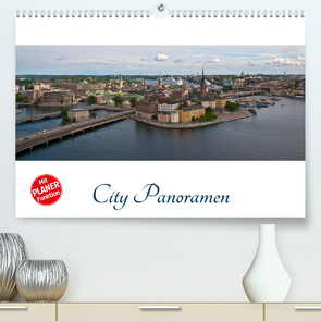 City – Panoramen (Premium, hochwertiger DIN A2 Wandkalender 2023, Kunstdruck in Hochglanz) von Härlein,  Peter