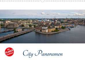 City – Panoramen (Wandkalender 2023 DIN A3 quer) von Härlein,  Peter
