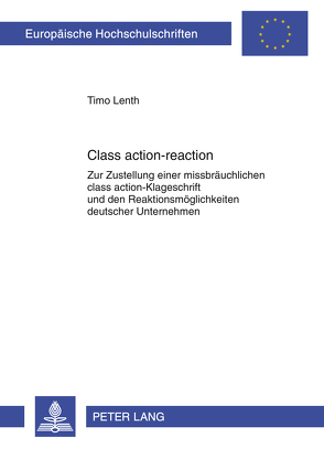 Class action-reaction von Lenth,  Timo