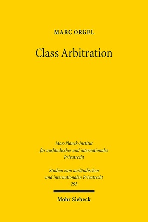 Class Arbitration von Orgel,  Marc