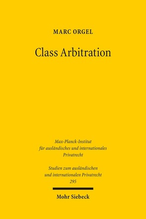 Class Arbitration von Orgel,  Marc