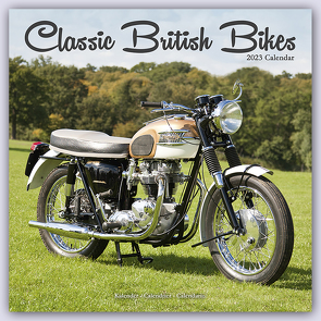Classic British Motorbikes – Britische Motorrad-Oldtimer 2023 – 16-Monatskalender
