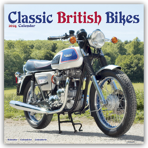 Classic British Motorbikes – Britische Motorrad-Oldtimer 2024 – 16-Monatskalender
