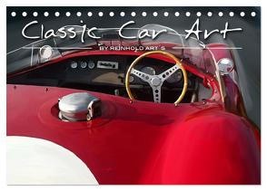 Classic Car Art by Reinhold Art´s (Tischkalender 2024 DIN A5 quer), CALVENDO Monatskalender von Autodisegno,  Reinhold