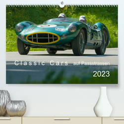 Classic Cars auf Passstrassen 2023CH-Version (Premium, hochwertiger DIN A2 Wandkalender 2023, Kunstdruck in Hochglanz) von J. Koller,  Alois