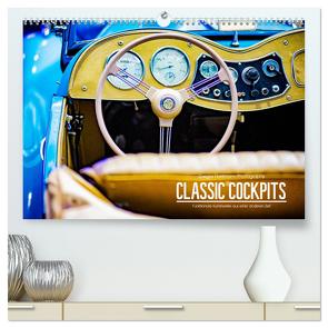 CLASSIC COCKPITS – Funktionale Kunstwerke aus einer anderen Zeit (hochwertiger Premium Wandkalender 2024 DIN A2 quer), Kunstdruck in Hochglanz von Hartmann,  Gregor