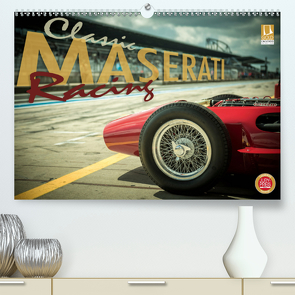 Classic Maserati Racing (Premium, hochwertiger DIN A2 Wandkalender 2021, Kunstdruck in Hochglanz) von Hinrichs,  Johann