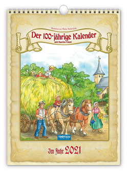 Classickalender „Hundertjähriger Kalender“ 2021 von Reichert-Golde,  Martina