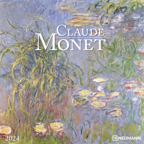 Claude Monet 2024 – Wand-Kalender – Broschüren-Kalender – 30×30 – 30×60 geöffnet – Kunst-Kalender von Monet,  Claude