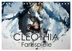 Cleothia Farbspiele (Tischkalender 2024 DIN A5 quer), CALVENDO Monatskalender von Allgaier - www.ullision.com,  Ulrich