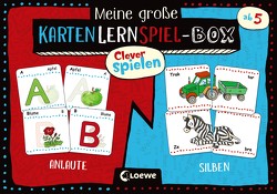 Clever spielen – Meine große KartenLernSpiel-Box – Anlaute/Silben von Labuch,  Kristin