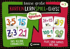 Clever spielen – Meine große KartenLernSpiel-Box – Das kleine Einmaleins/Plus und Minus bis 100 von Beurenmeister,  Corina