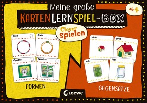 Clever spielen – Meine große KartenLernSpiel-Box – Formen/Gegensätze von Merle,  Katrin