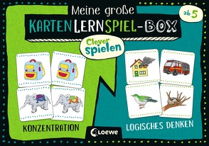 Clever spielen – Meine große KartenLernSpiel-Box – Konzentration/Logisches Denken von Labuch,  Kristin, Merle,  Katrin