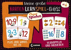 Clever spielen – Meine große KartenLernSpiel-Box – Plus und Minus bis 20/Verdoppeln und Halbieren von Beurenmeister,  Corina, Honnen,  Falko