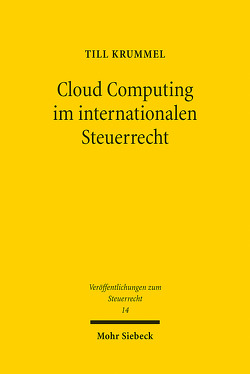 Cloud Computing im internationalen Steuerrecht von Krummel,  Till