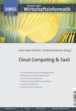 Cloud Computing & SaaS von Fröschle,  Hans-Peter, Reinheimer,  Stefan