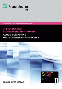 Cloud Computing und Software-as-a-Service. von Kokemüller,  Jochen, Spath,  Dieter, Weisbecker,  Anette