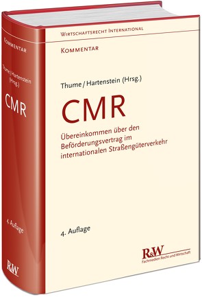 CMR – Kommentar von Hartenstein,  Olaf, Thume,  Karl-Heinz