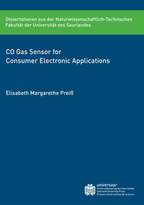 CO Gas Sensor for Consumer Electronic Applications von Preiß,  Elisabeth Margarethe