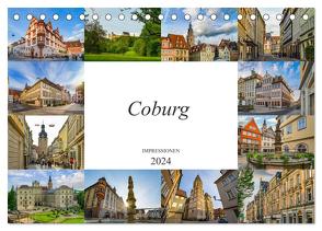 Coburg Impressionen (Tischkalender 2024 DIN A5 quer), CALVENDO Monatskalender von Meutzner,  Dirk