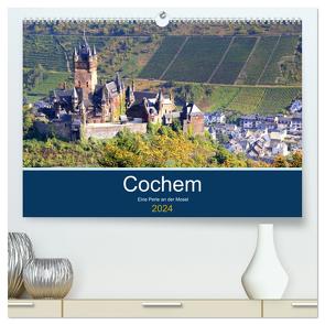 Cochem – Eine Perle an der Mosel (hochwertiger Premium Wandkalender 2024 DIN A2 quer), Kunstdruck in Hochglanz von Klatt,  Arno