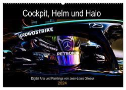 Cockpit, Helm und Halo (Wandkalender 2024 DIN A2 quer), CALVENDO Monatskalender von Glineur,  Jean-Louis