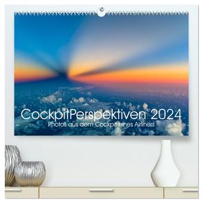 CockpitPerspektiven 2024 (hochwertiger Premium Wandkalender 2024 DIN A2 quer), Kunstdruck in Hochglanz von Willems,  Josef