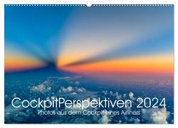 CockpitPerspektiven 2024 (Wandkalender 2024 DIN A2 quer), CALVENDO Monatskalender von Willems,  Josef