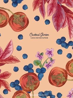 Cocktail Garten Geschenkpapier-Heft – Motiv Blaubeeren von Picker,  Adriana