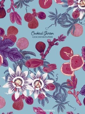Cocktail Garten Geschenkpapier-Heft – Motiv Feigen von Picker,  Adriana