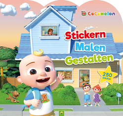 CoComelon – Stickern, Malen, Gestalten: Mit 250 Stickern. Für Kinder ab 3 Jahren von Schwager & Steinlein Verlag