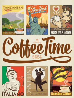 Coffee Time – Kaffee-Plakate Kalender 2024